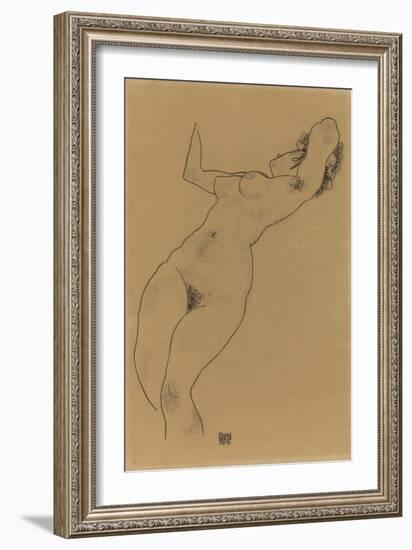 Reclining Nude, 1918-Egon Schiele-Framed Giclee Print