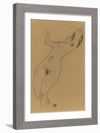 Reclining Nude, 1918-Egon Schiele-Framed Giclee Print