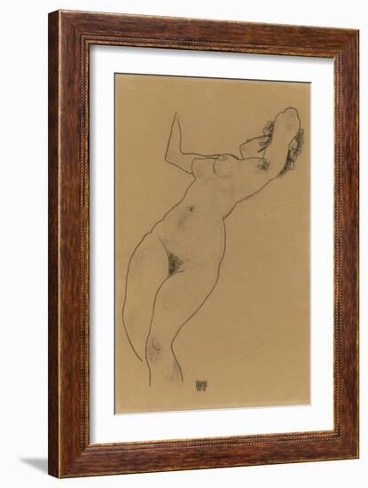 Reclining Nude, 1918-Egon Schiele-Framed Giclee Print