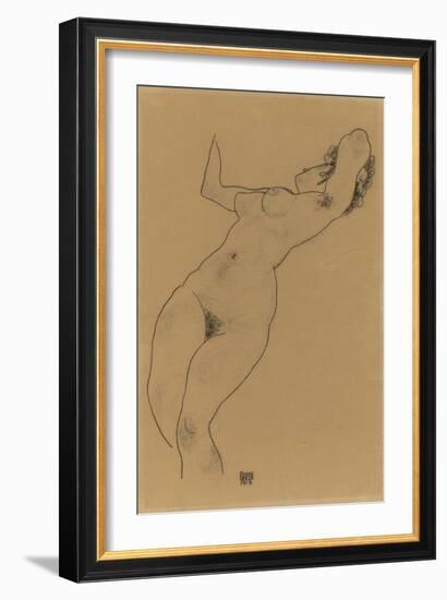 Reclining Nude, 1918-Egon Schiele-Framed Giclee Print