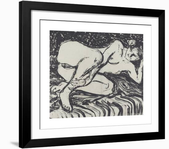 Reclining Nude - 2-Ernst Ludwig Kirchner-Framed Premium Giclee Print