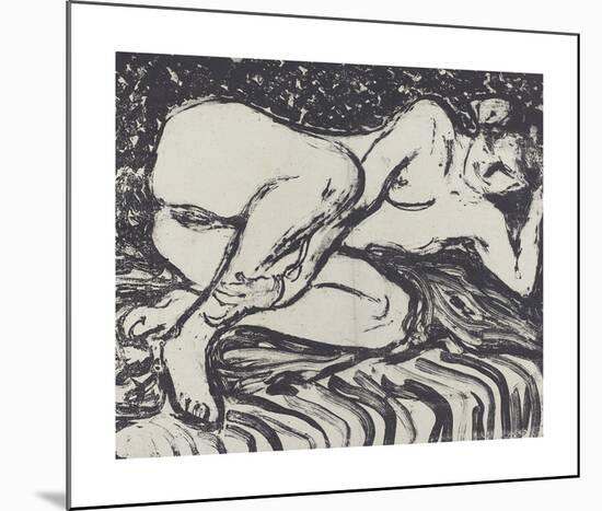 Reclining Nude - 2-Ernst Ludwig Kirchner-Mounted Premium Giclee Print