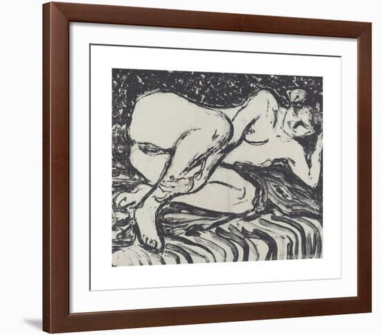 Reclining Nude - 2-Ernst Ludwig Kirchner-Framed Premium Giclee Print