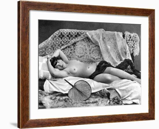 Reclining Nude, C1890-null-Framed Photographic Print