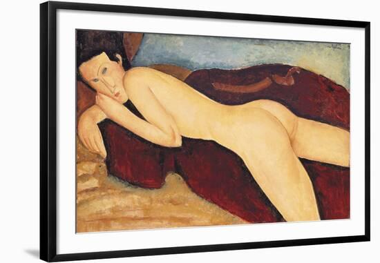 Reclining Nude from the Back, 1917-Amedeo Modigliani-Framed Art Print