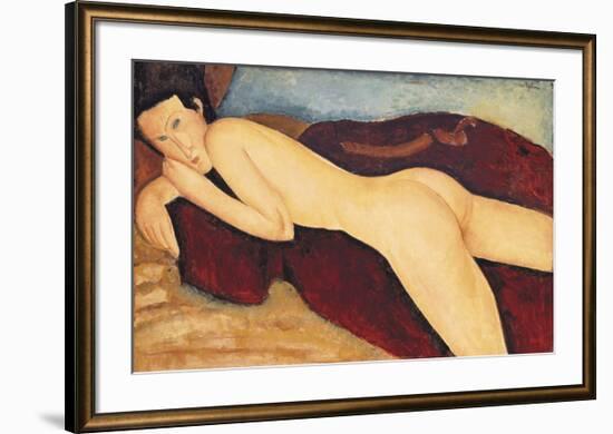 Reclining Nude from the Back, 1917-Amedeo Modigliani-Framed Art Print