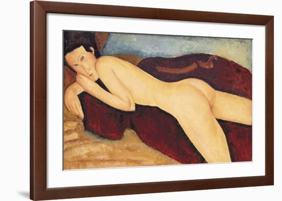 Reclining Nude from the Back, 1917-Amedeo Modigliani-Framed Art Print