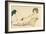 Reclining Nude in Green Stockings, 1914-Egon Schiele-Framed Giclee Print