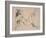 Reclining Nude (Litho)-Arthur Bowen Davies-Framed Giclee Print