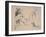 Reclining Nude (Litho)-Arthur Bowen Davies-Framed Giclee Print