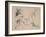 Reclining Nude (Litho)-Arthur Bowen Davies-Framed Giclee Print