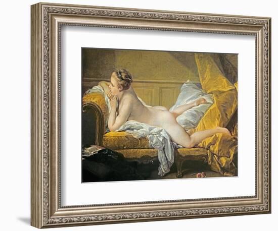 Reclining Nude (Miss O'Murphy)-Francois Boucher-Framed Giclee Print