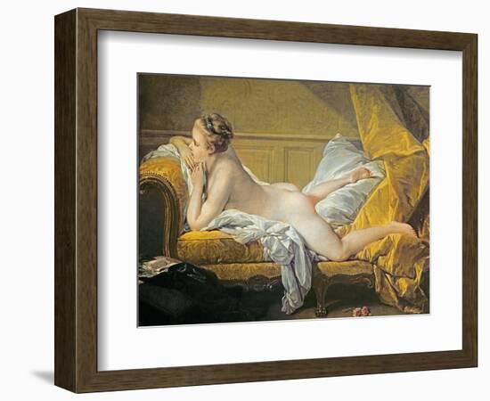 Reclining Nude (Miss O'Murphy)-Francois Boucher-Framed Giclee Print