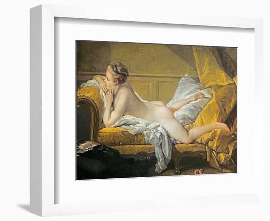 Reclining Nude (Miss O'Murphy)-Francois Boucher-Framed Giclee Print