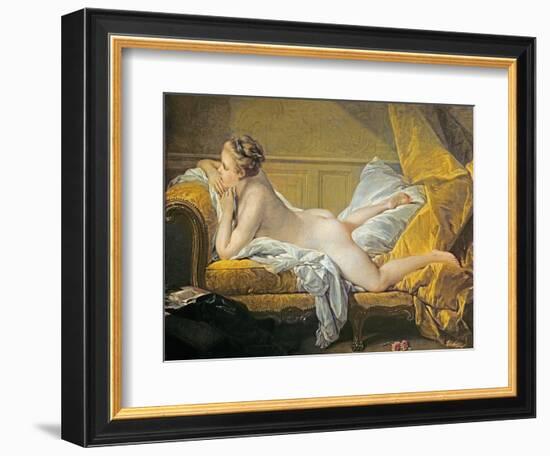 Reclining Nude (Miss O'Murphy)-Francois Boucher-Framed Giclee Print