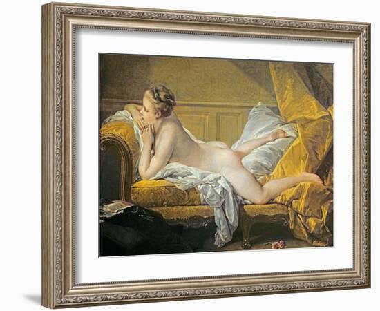 Reclining Nude (Miss O'Murphy)-Francois Boucher-Framed Giclee Print