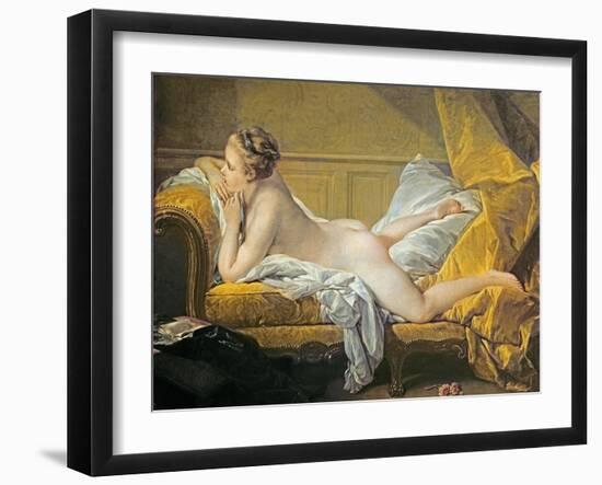 Reclining Nude (Miss O'Murphy)-Francois Boucher-Framed Giclee Print