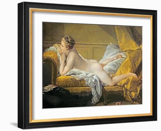 Reclining Nude (Miss O'Murphy)-Francois Boucher-Framed Giclee Print