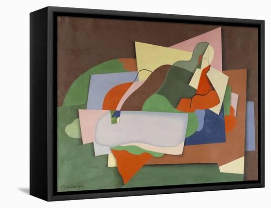 Reclining Nude; Nu Allonge-Georges Valmier-Framed Premier Image Canvas