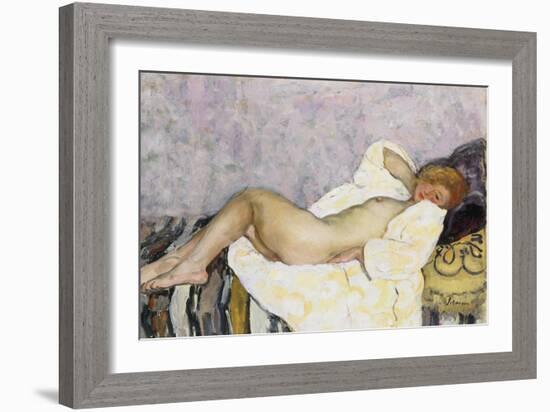 Reclining Nude; Nu Couche-Henri Lebasque-Framed Giclee Print