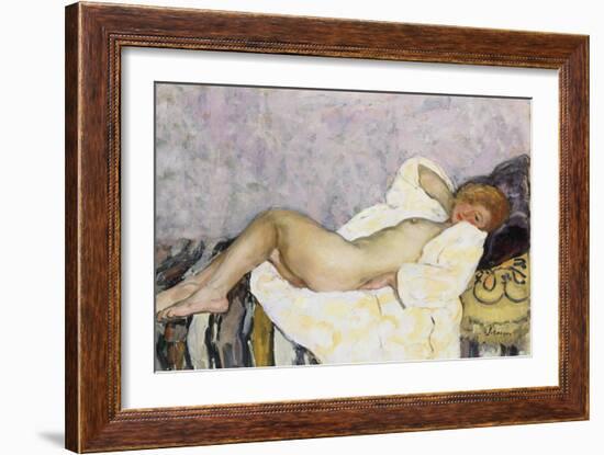 Reclining Nude; Nu Couche-Henri Lebasque-Framed Giclee Print