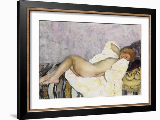 Reclining Nude; Nu Couche-Henri Lebasque-Framed Giclee Print