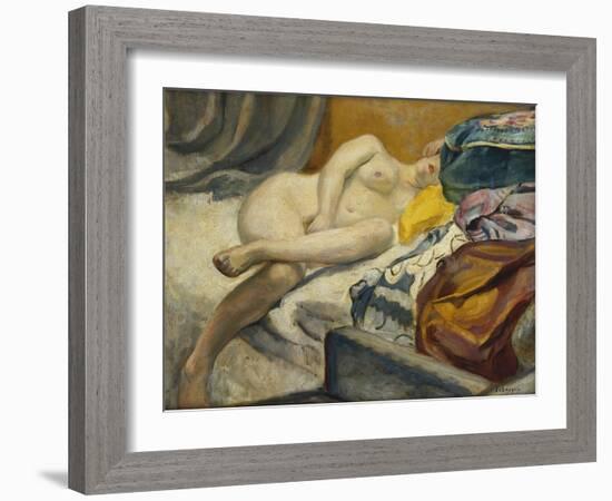 Reclining Nude; Nu Couche-Henri Lebasque-Framed Giclee Print