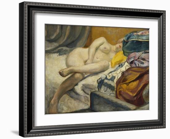 Reclining Nude; Nu Couche-Henri Lebasque-Framed Giclee Print