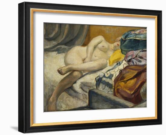 Reclining Nude; Nu Couche-Henri Lebasque-Framed Giclee Print