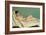 Reclining Nude on Yellow Cushion-Félix Vallotton-Framed Giclee Print