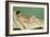 Reclining Nude on Yellow Cushion-Félix Vallotton-Framed Giclee Print