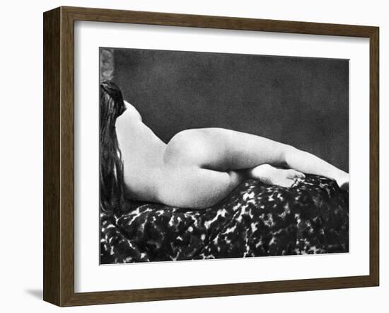 Reclining Nude: Rear View-null-Framed Photographic Print