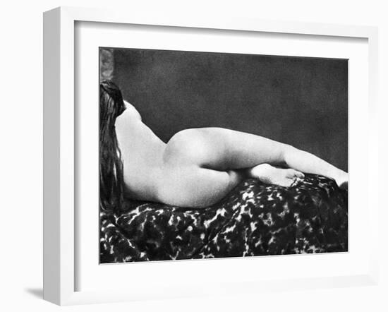 Reclining Nude: Rear View-null-Framed Photographic Print