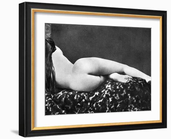 Reclining Nude: Rear View-null-Framed Photographic Print