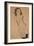 Reclining Nude with Black Stockings-Egon Schiele-Framed Giclee Print