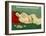 Reclining Nude with Blue Playing Cards-Félix Vallotton-Framed Giclee Print