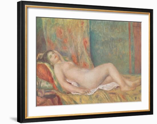 Reclining Nude-Pierre-Auguste Renoir-Framed Collectable Print