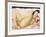 Reclining Nude-Alain Bonnefoit-Framed Collectable Print