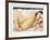 Reclining Nude-Alain Bonnefoit-Framed Collectable Print