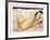 Reclining Nude-Alain Bonnefoit-Framed Collectable Print