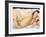 Reclining Nude-Alain Bonnefoit-Framed Collectable Print