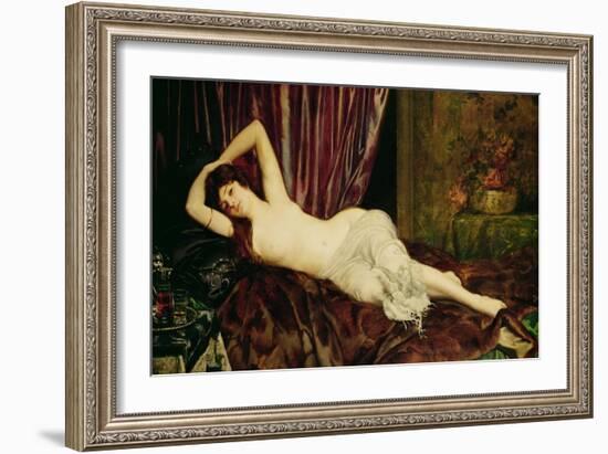 Reclining Nude-Henri Fantin-Latour-Framed Giclee Print