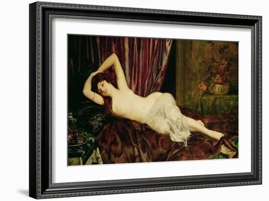 Reclining Nude-Henri Fantin-Latour-Framed Giclee Print