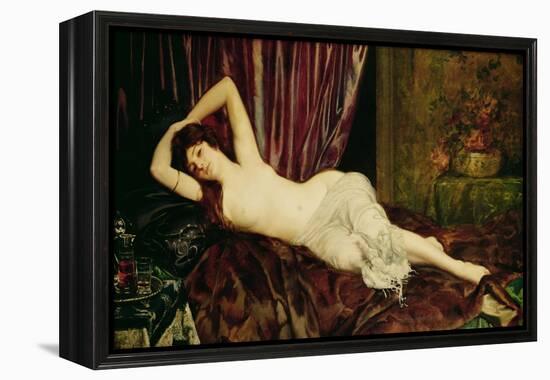 Reclining Nude-Henri Fantin-Latour-Framed Premier Image Canvas