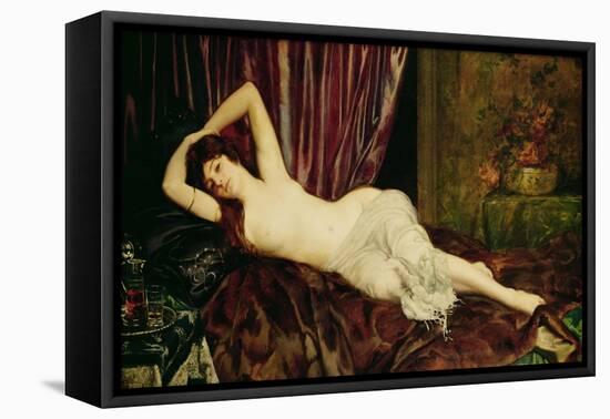 Reclining Nude-Henri Fantin-Latour-Framed Premier Image Canvas