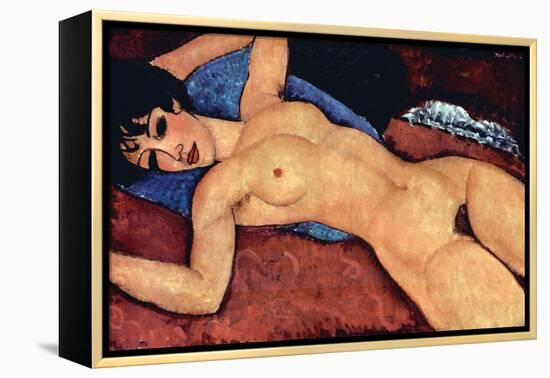 Reclining Nude-Amedeo Modigliani-Framed Stretched Canvas