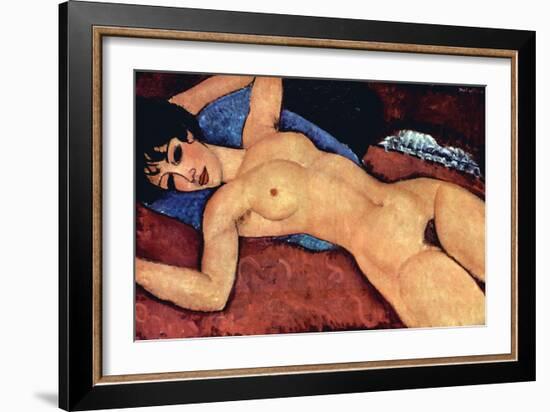 Reclining Nude-Amedeo Modigliani-Framed Art Print