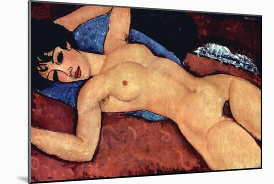 Reclining Nude-Amedeo Modigliani-Mounted Art Print