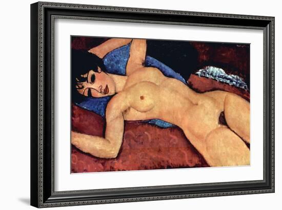 Reclining Nude-Amedeo Modigliani-Framed Art Print