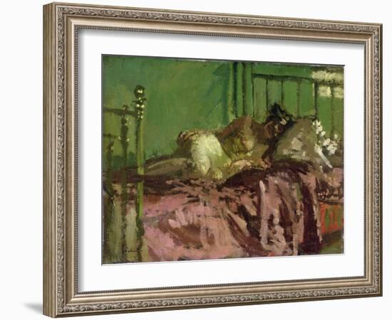 Reclining Nude-Walter Richard Sickert-Framed Giclee Print